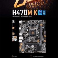 GIGABYTE H470M K 3200Mhz O.C DDR4 HDMI PCIe 16X v3.0 1200p v2 mATX -H410 ve H510 Uyumlu - 1